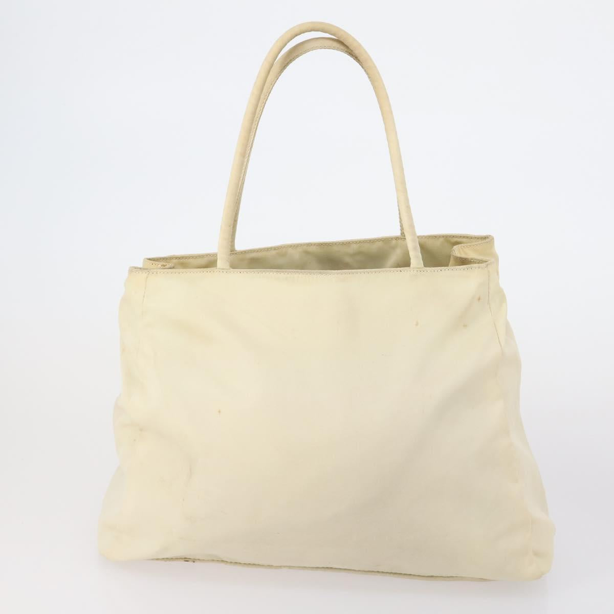 PRADA Hand Bag Nylon 2 Set Red White Auth bs30661