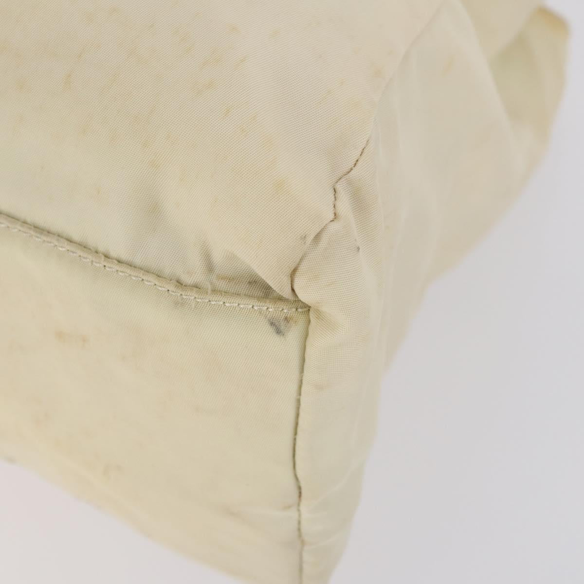 PRADA Hand Bag Nylon 2 Set Red White Auth bs30661