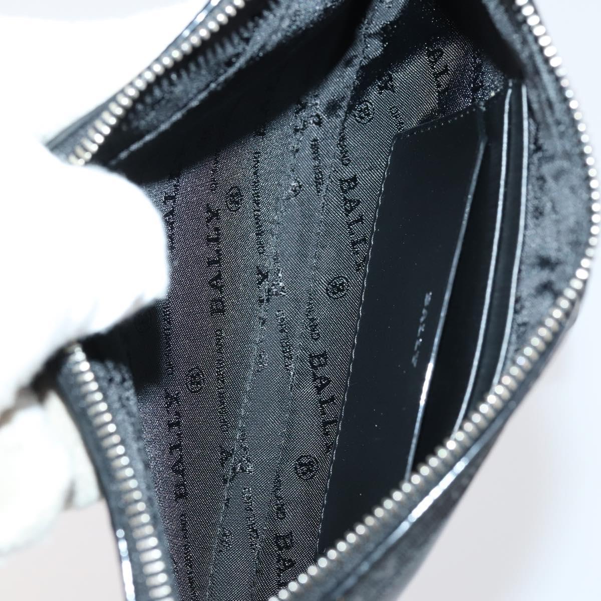 BALLY Hand Bag Leather 3 Set Black Auth bs30665