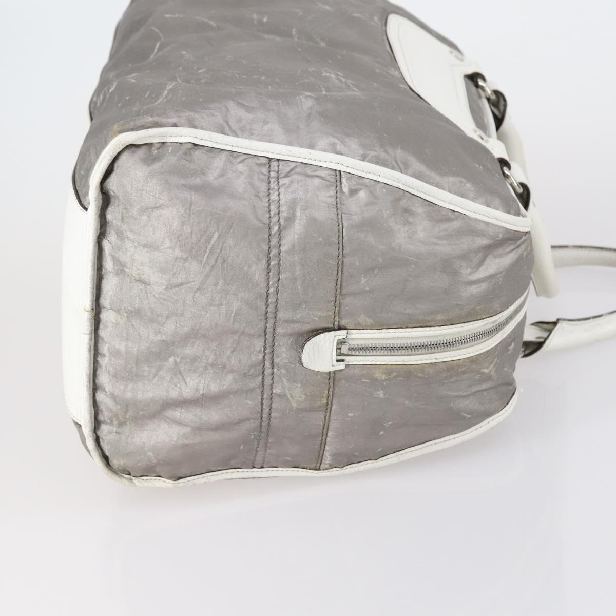 CELINE Macadam Canvas Hand Bag Coated Canvas 3 Set Brown Black Auth bs30666