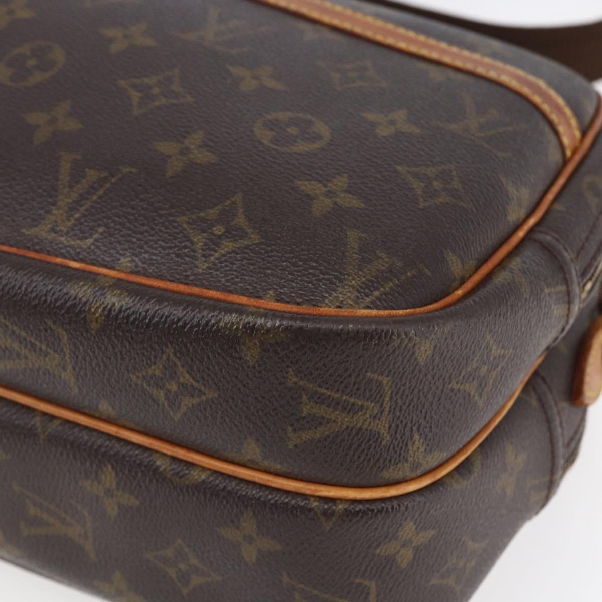 LOUIS VUITTON Monogram Reporter PM Shoulder Bag M45254 LV Auth bs30668