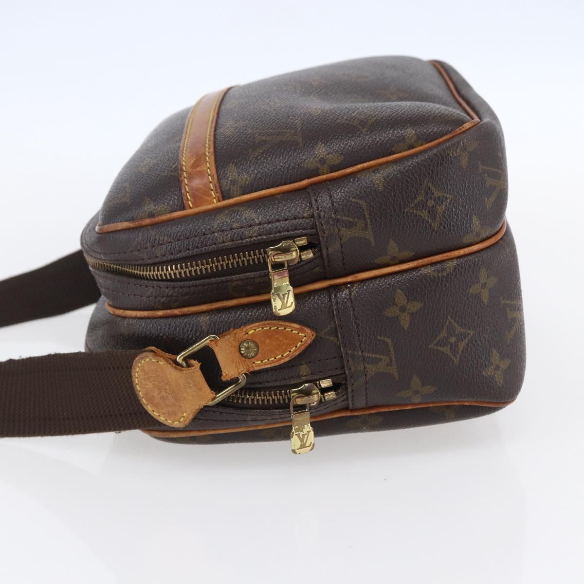 LOUIS VUITTON Monogram Reporter PM Shoulder Bag M45254 LV Auth bs30668