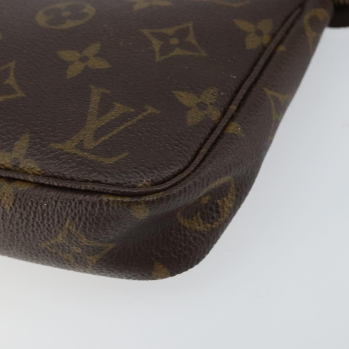 LOUIS VUITTON Monogram Pochette Accessoires Pouch M51980 LV Auth bs30673