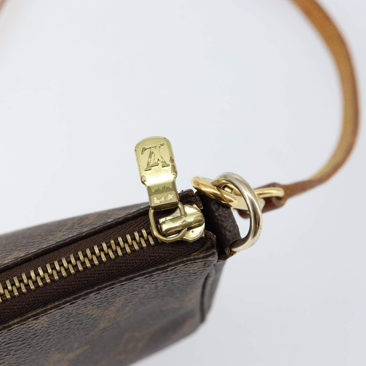 LOUIS VUITTON Monogram Pochette Accessoires Pouch M51980 LV Auth bs30673