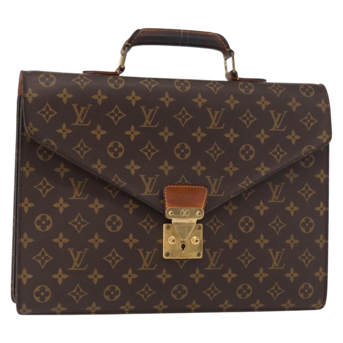 LOUIS VUITTON Monogram Serviette Conseiller Briefcase M53331 LV Auth bs30676