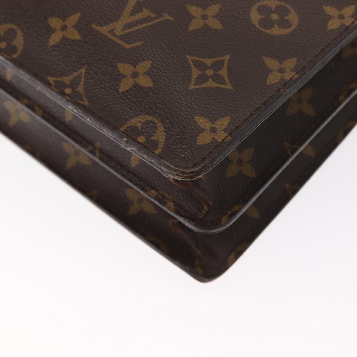 LOUIS VUITTON Monogram Serviette Conseiller Briefcase M53331 LV Auth bs30676