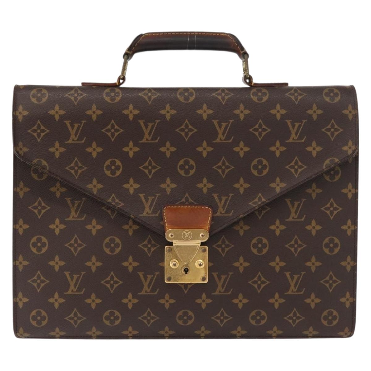 LOUIS VUITTON Monogram Serviette Conseiller Briefcase M53331 LV Auth bs30676