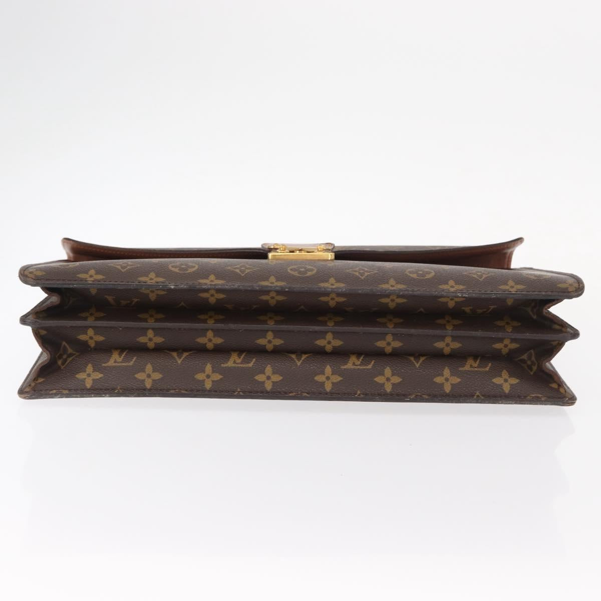 LOUIS VUITTON Monogram Serviette Conseiller Briefcase M53331 LV Auth bs30676