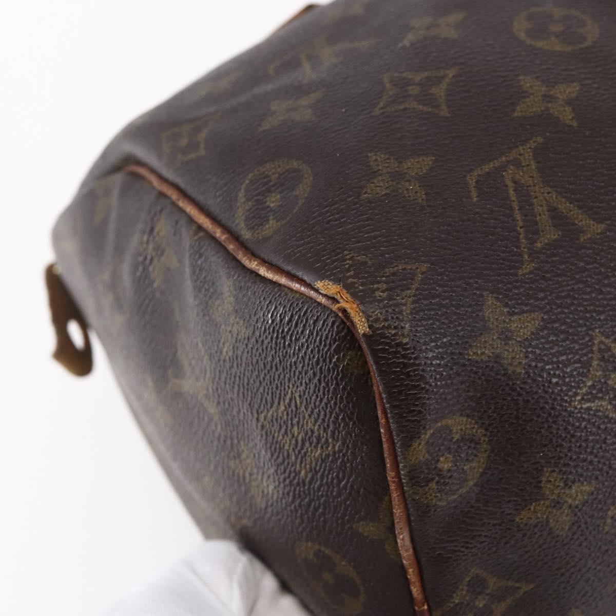LOUIS VUITTON Monogram Speedy 25 Hand Bag M41528 LV Auth bs30677