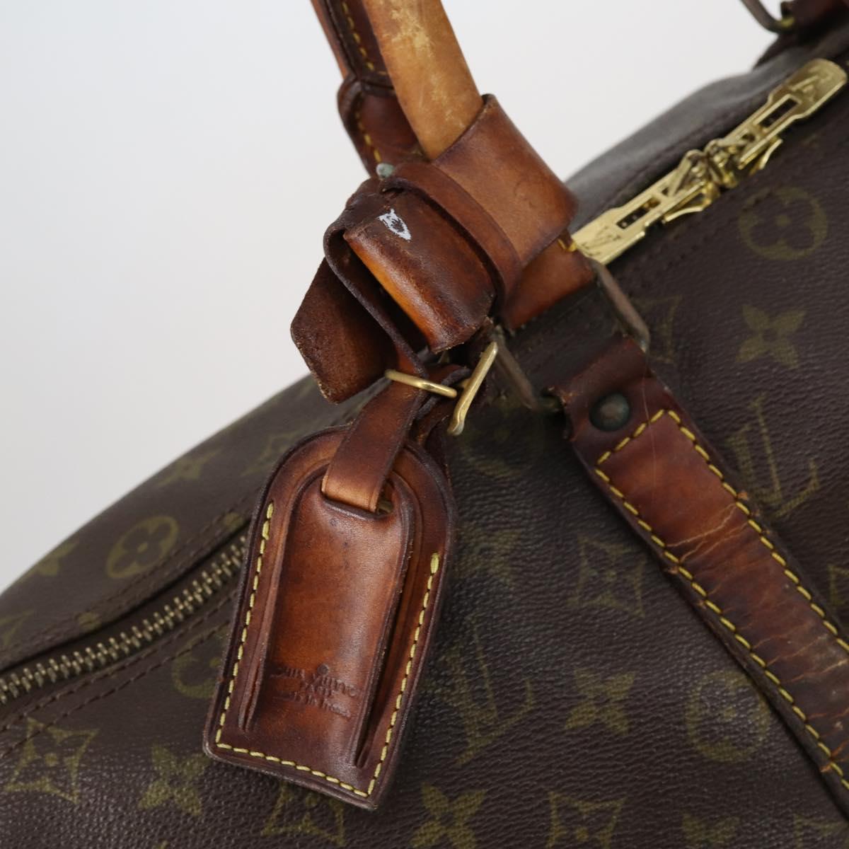 LOUIS VUITTON Monogram Keepall 45 Boston Bag M41428 LV Auth bs30680