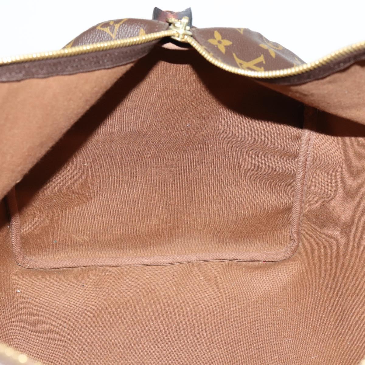 LOUIS VUITTON Monogram Keepall 55 Boston Bag M41424 LV Auth bs30681