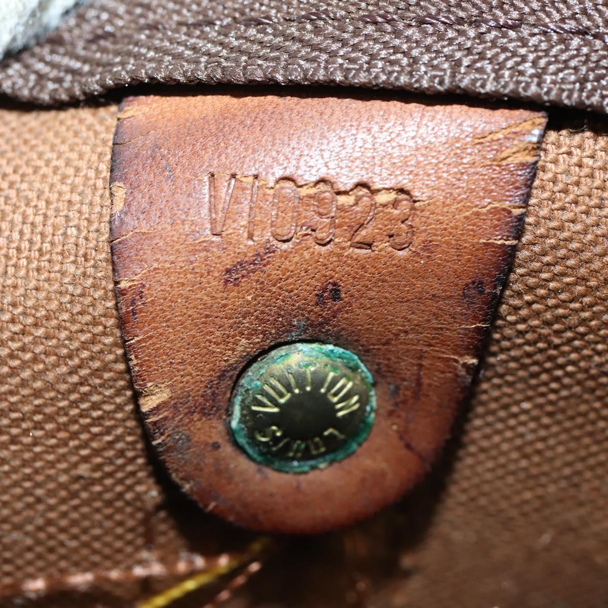 LOUIS VUITTON Monogram Keepall 55 Boston Bag M41424 LV Auth bs30681