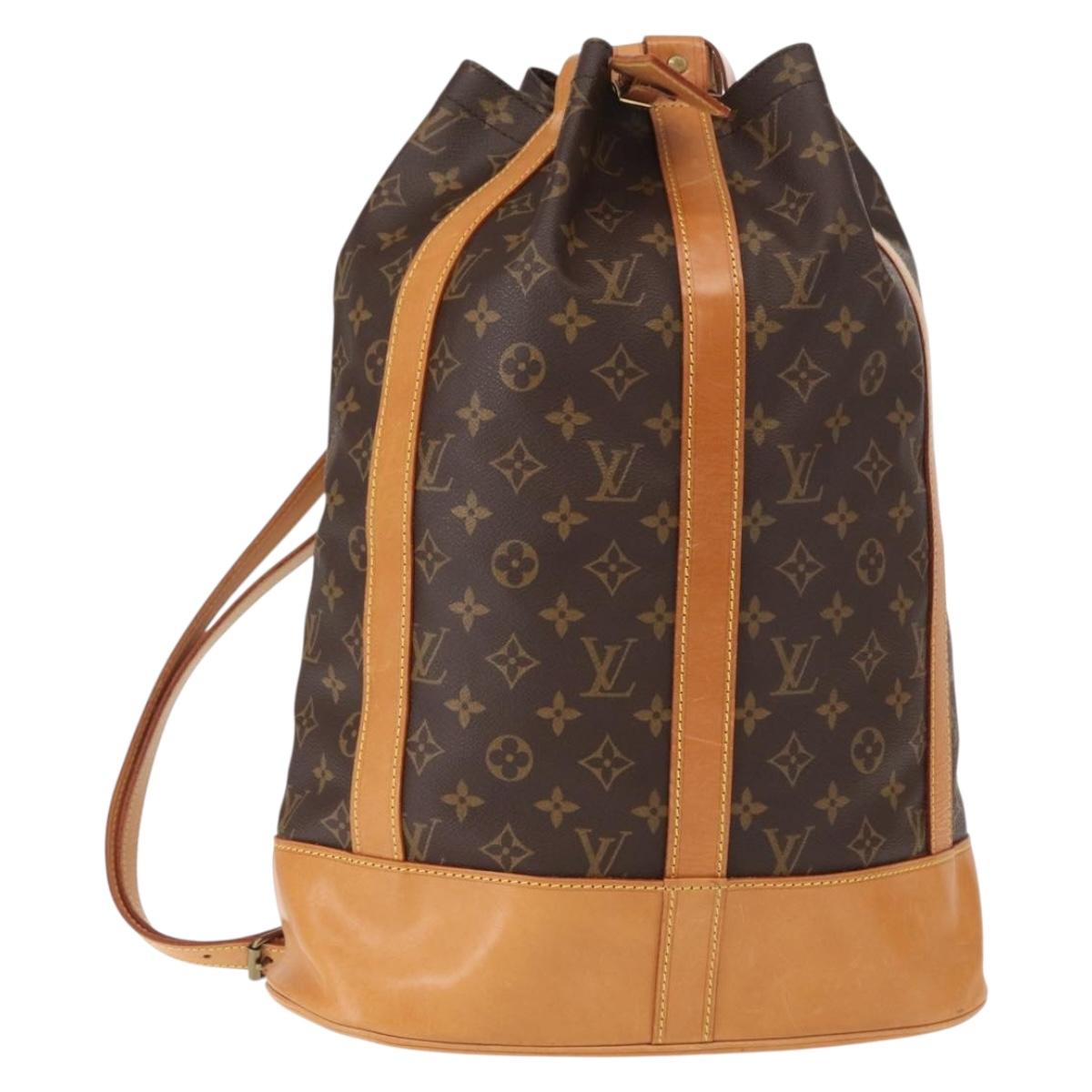 LOUIS VUITTON Monogram Randonnee GM Shoulder Bag M42244 LV Auth bs30683