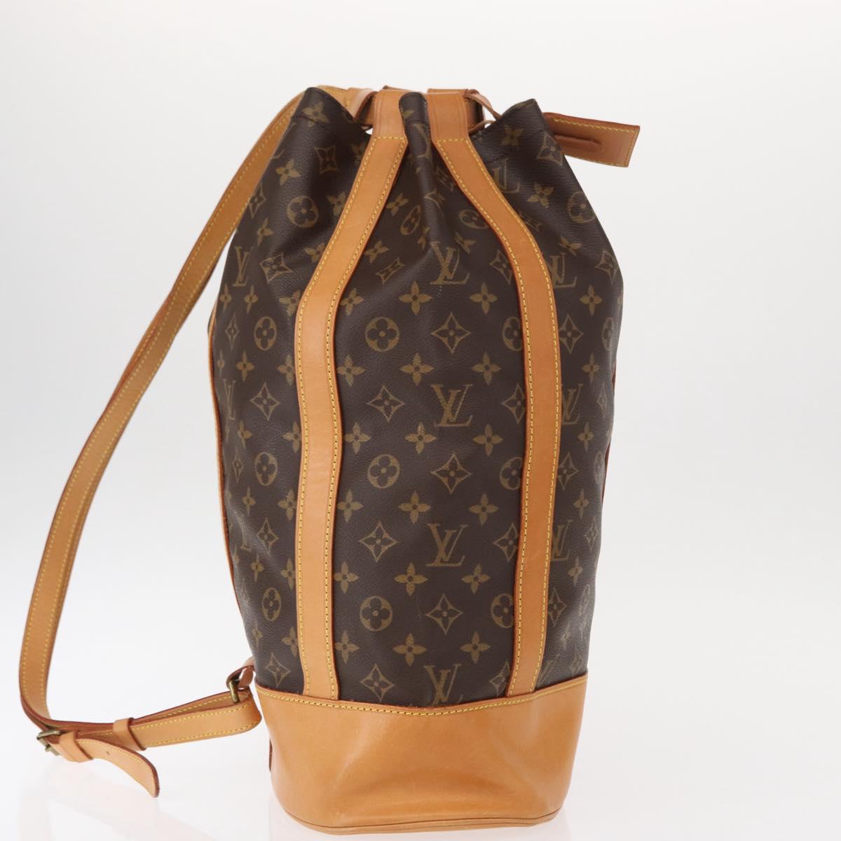 LOUIS VUITTON Monogram Randonnee GM Shoulder Bag M42244 LV Auth bs30683