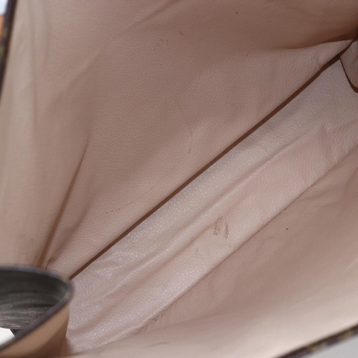 LOUIS VUITTON Monogram Sac Plat Hand Bag M51140 LV Auth bs30684