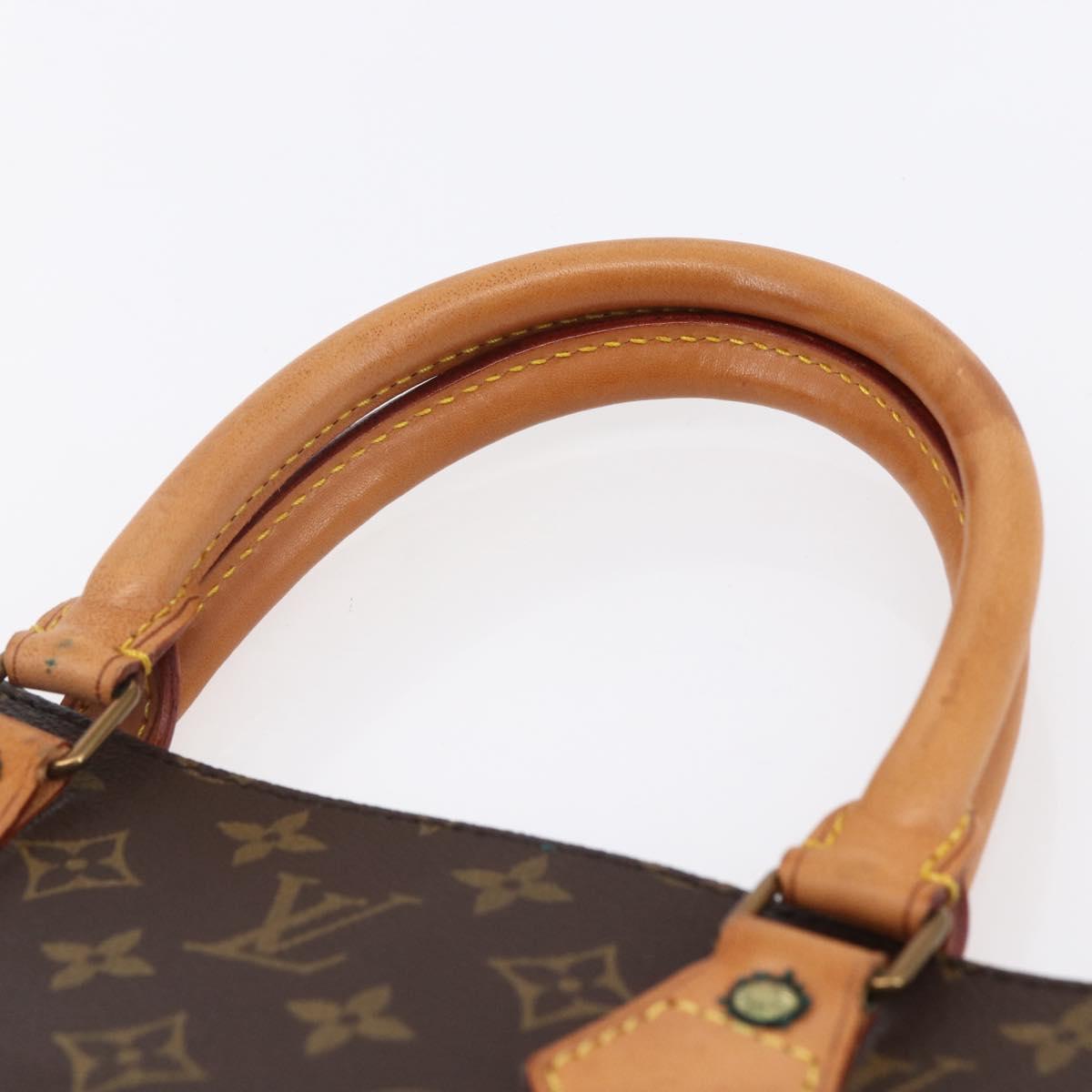 LOUIS VUITTON Monogram Sac Plat Hand Bag M51140 LV Auth bs30684