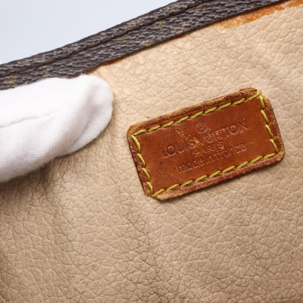 LOUIS VUITTON Monogram Sac Plat Hand Bag M51140 LV Auth bs30690