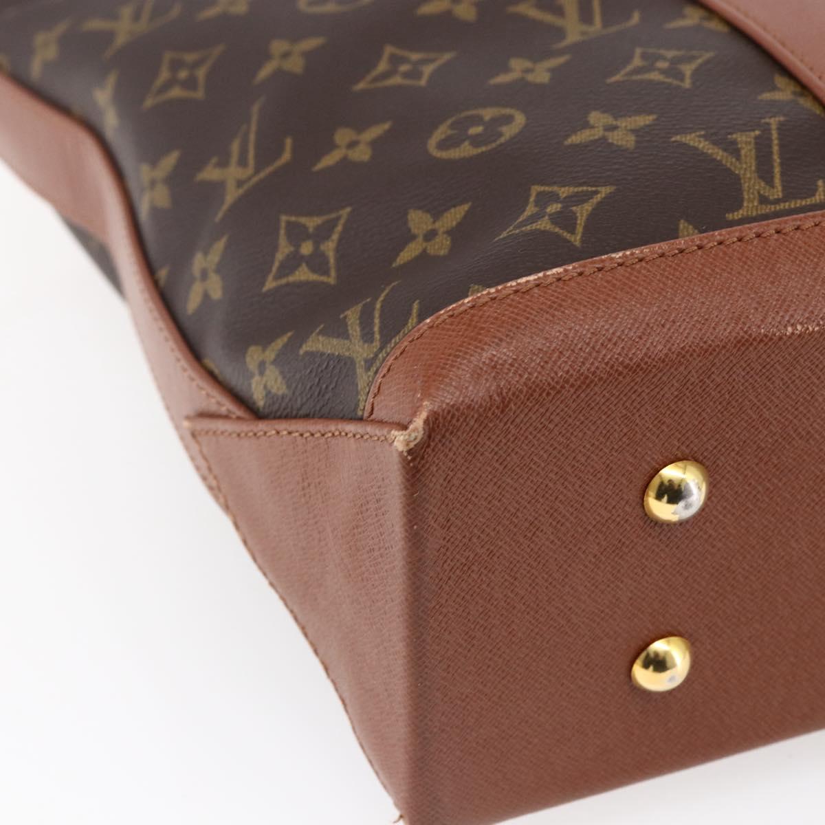 LOUIS VUITTON Monogram Sac Weekend PM Hand Bag M42425 LV Auth bs30691
