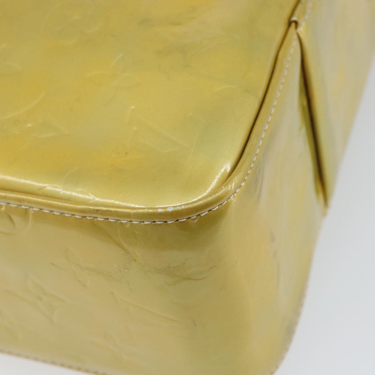 LOUIS VUITTON Monogram Vernis Columbus Tote Bag Gris M91028 LV Auth bs30693