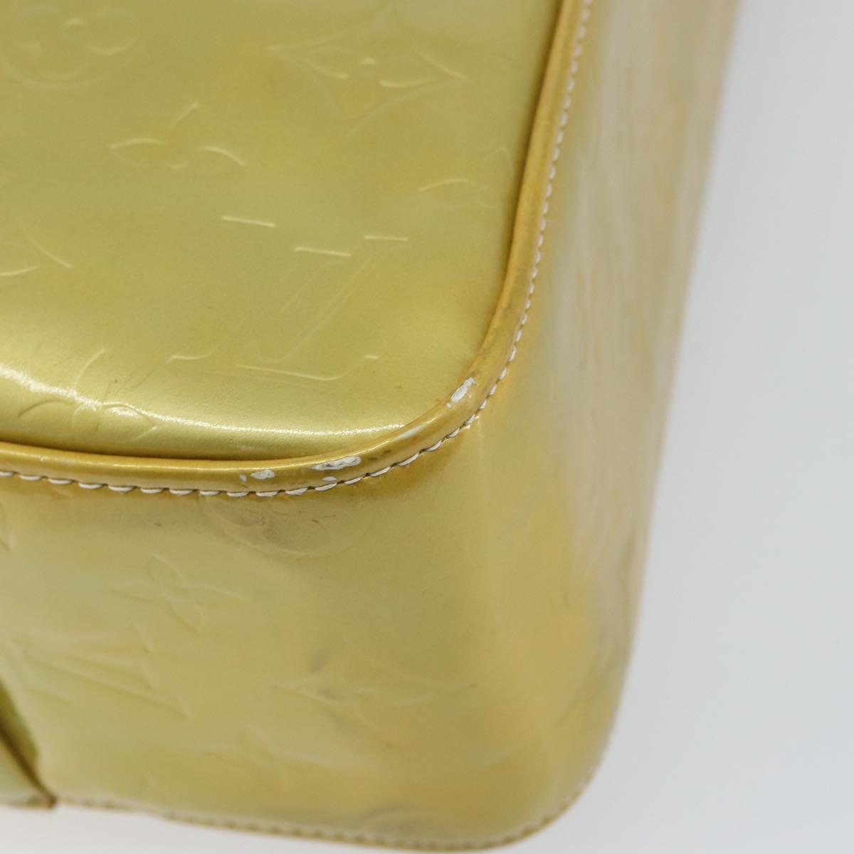 LOUIS VUITTON Monogram Vernis Columbus Tote Bag Gris M91028 LV Auth bs30693