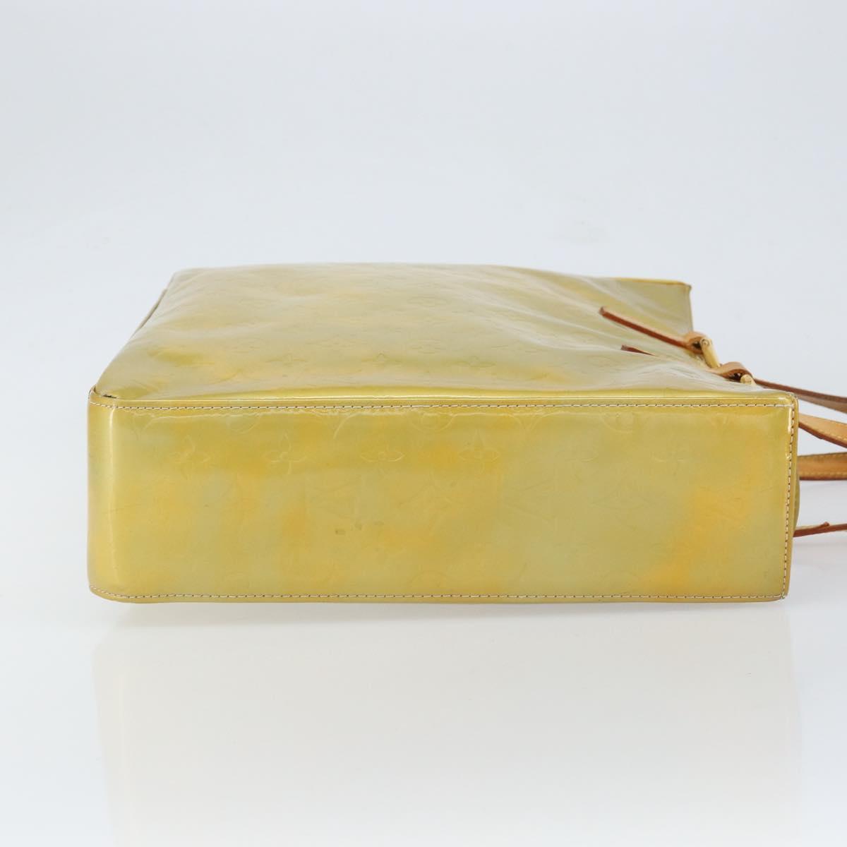 LOUIS VUITTON Monogram Vernis Columbus Tote Bag Gris M91028 LV Auth bs30693