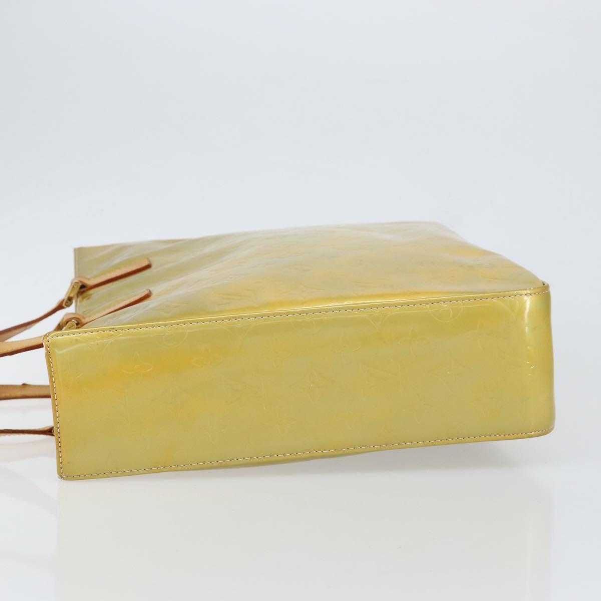 LOUIS VUITTON Monogram Vernis Columbus Tote Bag Gris M91028 LV Auth bs30693