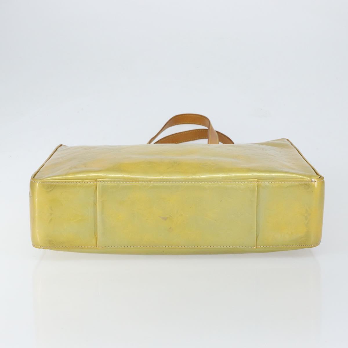 LOUIS VUITTON Monogram Vernis Columbus Tote Bag Gris M91028 LV Auth bs30693