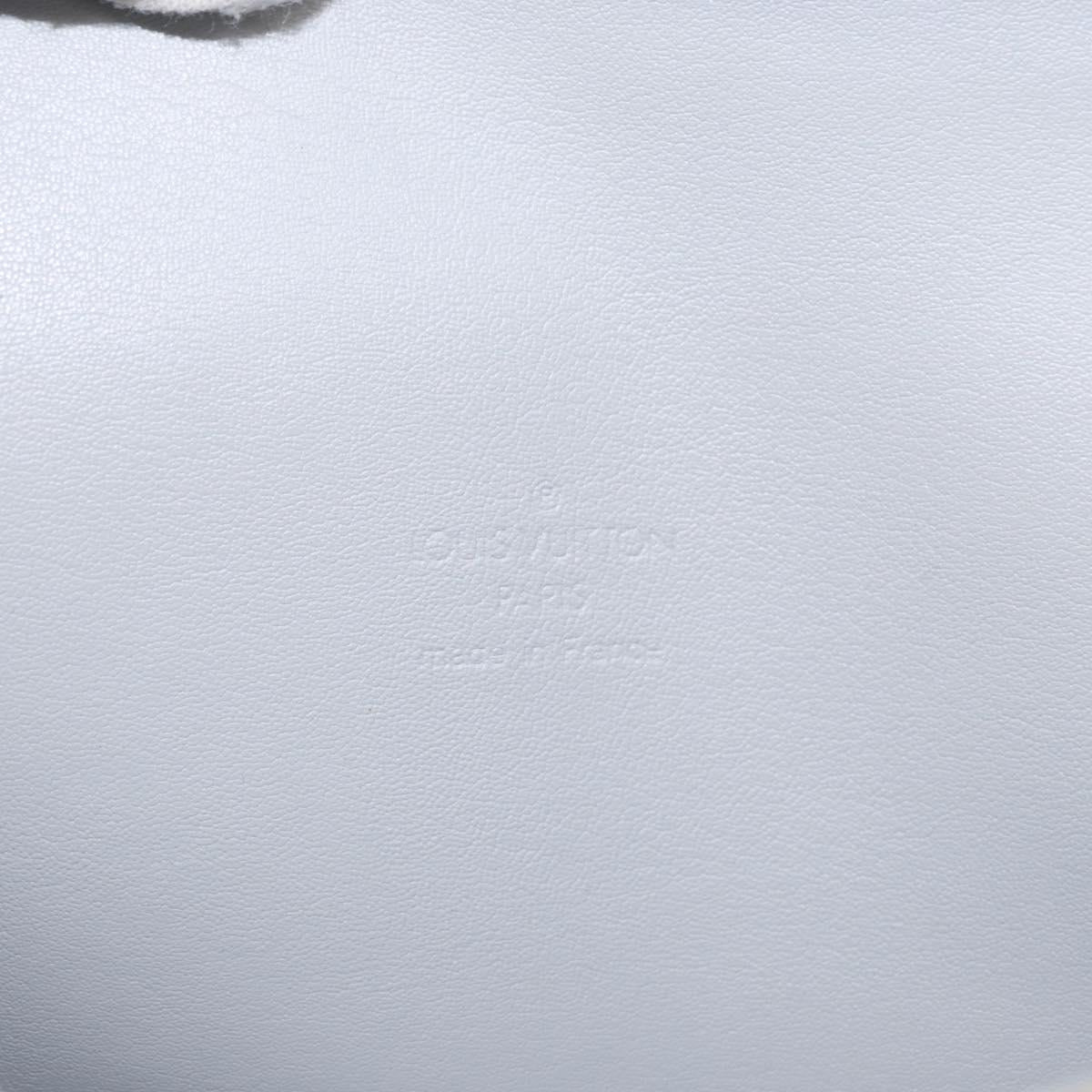 LOUIS VUITTON Monogram Vernis Spring Street Hand Bag Gris M91029 LV Auth bs30694