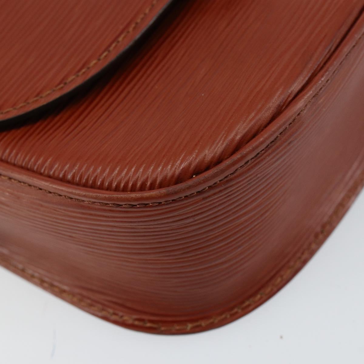 LOUIS VUITTON Epi Saint Cloud PM Shoulder Bag Brown M52213 LV Auth bs30702