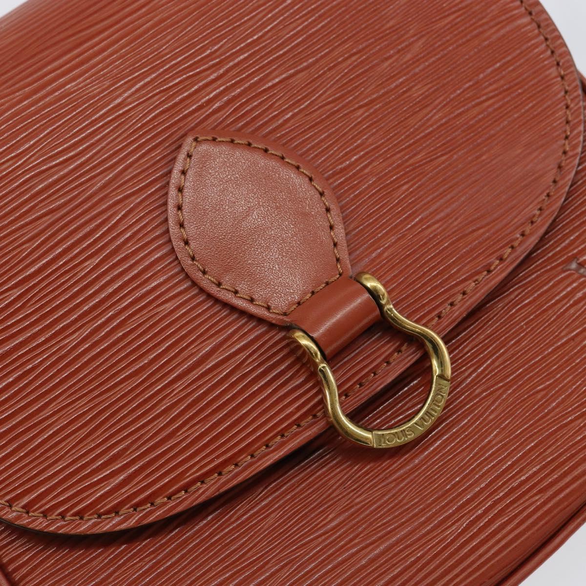 LOUIS VUITTON Epi Saint Cloud PM Shoulder Bag Brown M52213 LV Auth bs30702