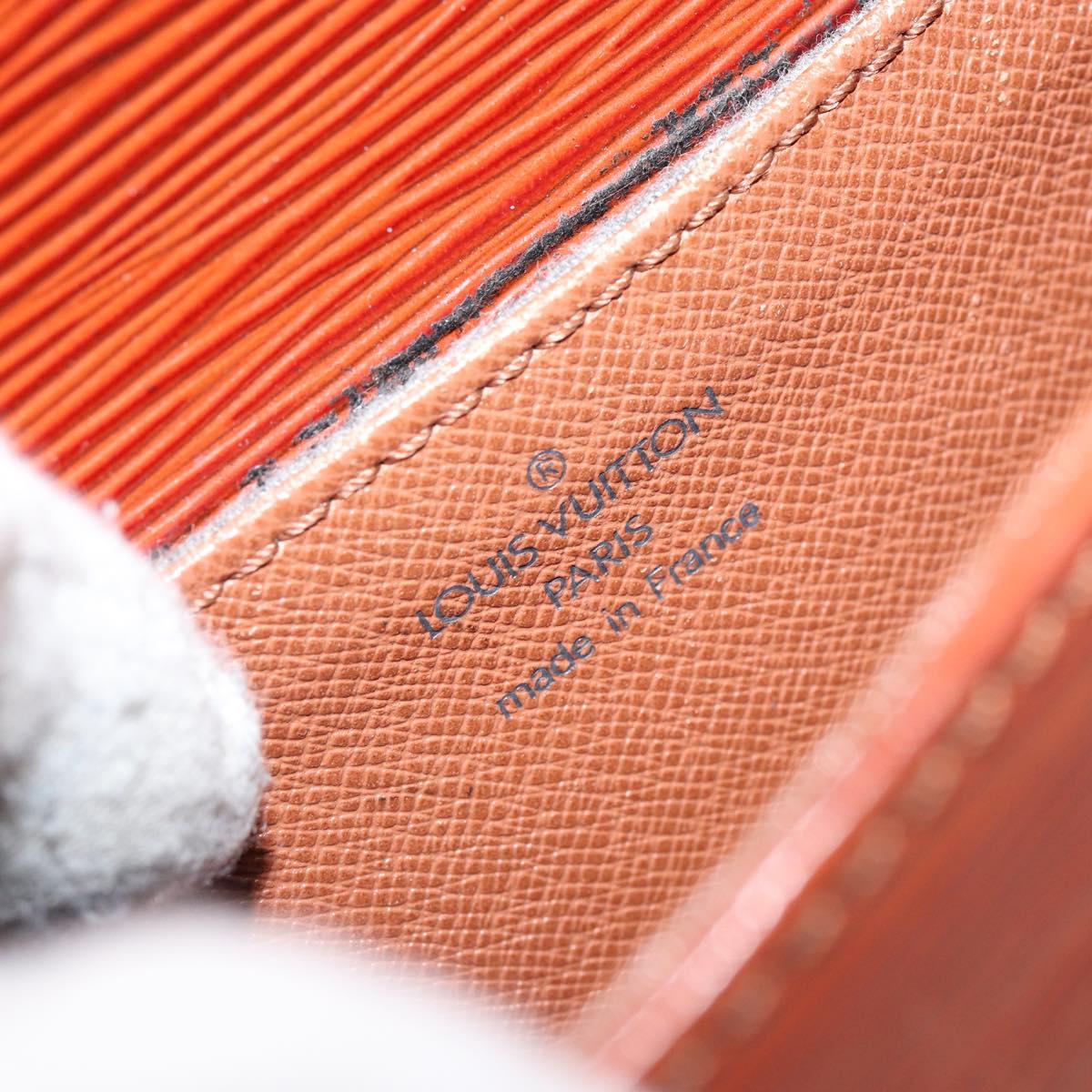 LOUIS VUITTON Epi Saint Cloud PM Shoulder Bag Brown M52213 LV Auth bs30702