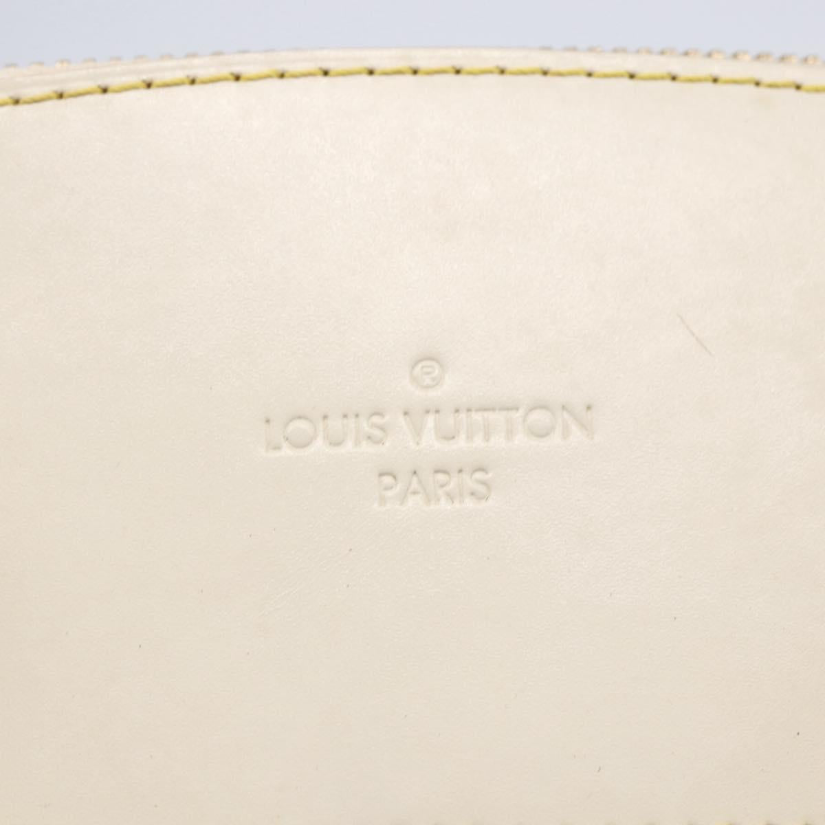 LOUIS VUITTON Suhari Rock It PM Hand Bag White M91887 LV Auth bs30703