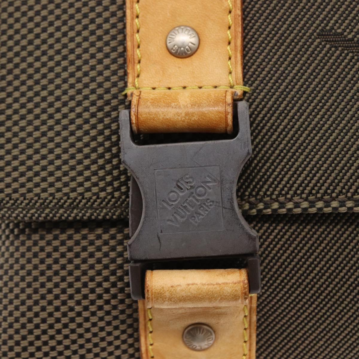LOUIS VUITTON Damier Geant Roux Shoulder Bag Tail M93077 LV Auth bs30705