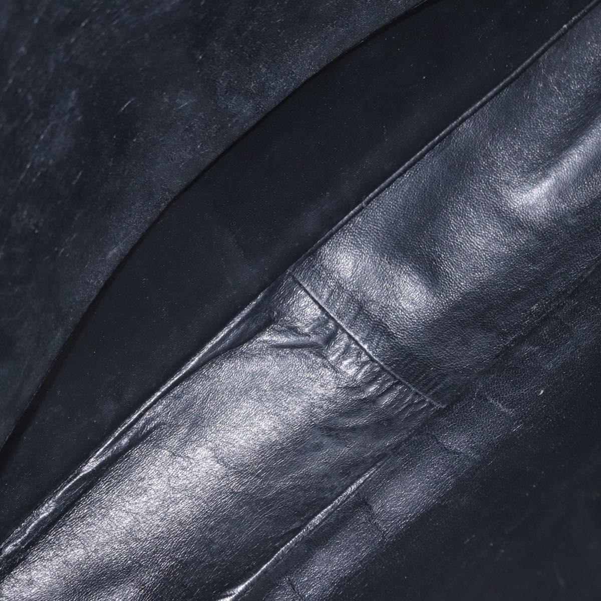 CHANEL COCO Mark Tote Bag Caviar Skin Black Gold CC Auth bs30707