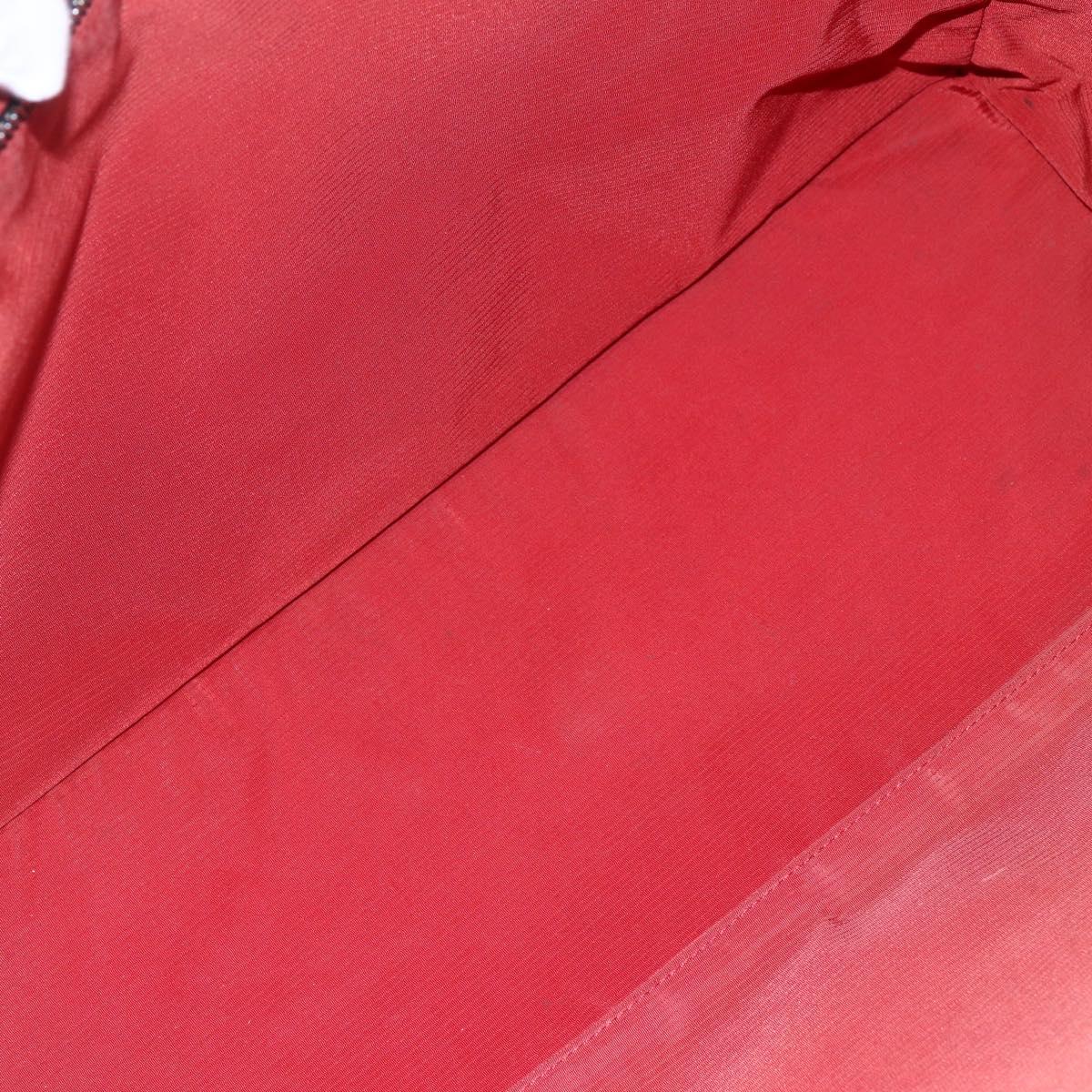 CHANEL New Travel Line Tote Bag Nylon Black Silver CC Auth bs30710