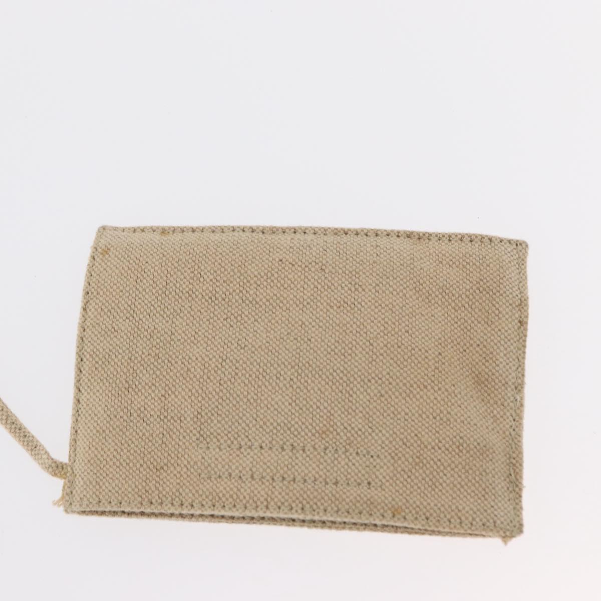 PRADA Hand Bag Vinyl Clear Beige Auth bs30723