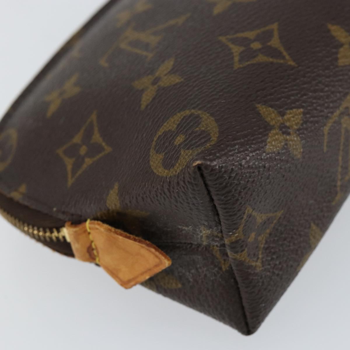 LOUIS VUITTON Monogram Pochette Cosmetic PM Pouch M43998 LV Auth bs30736