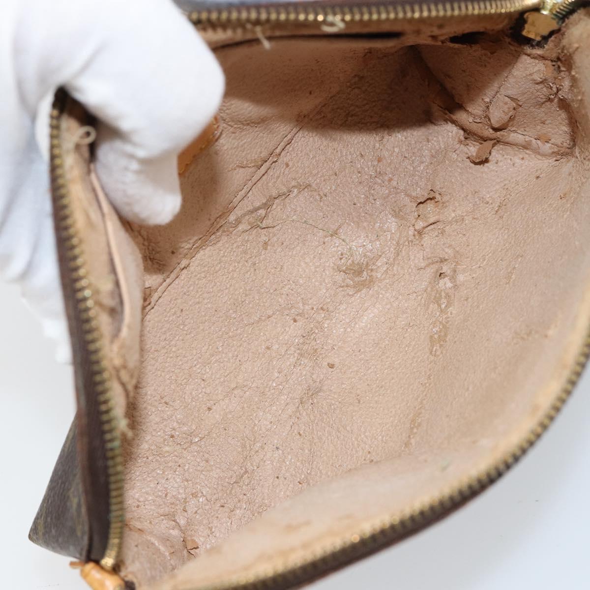 LOUIS VUITTON Monogram Pochette Cosmetic PM Pouch M43998 LV Auth bs30736