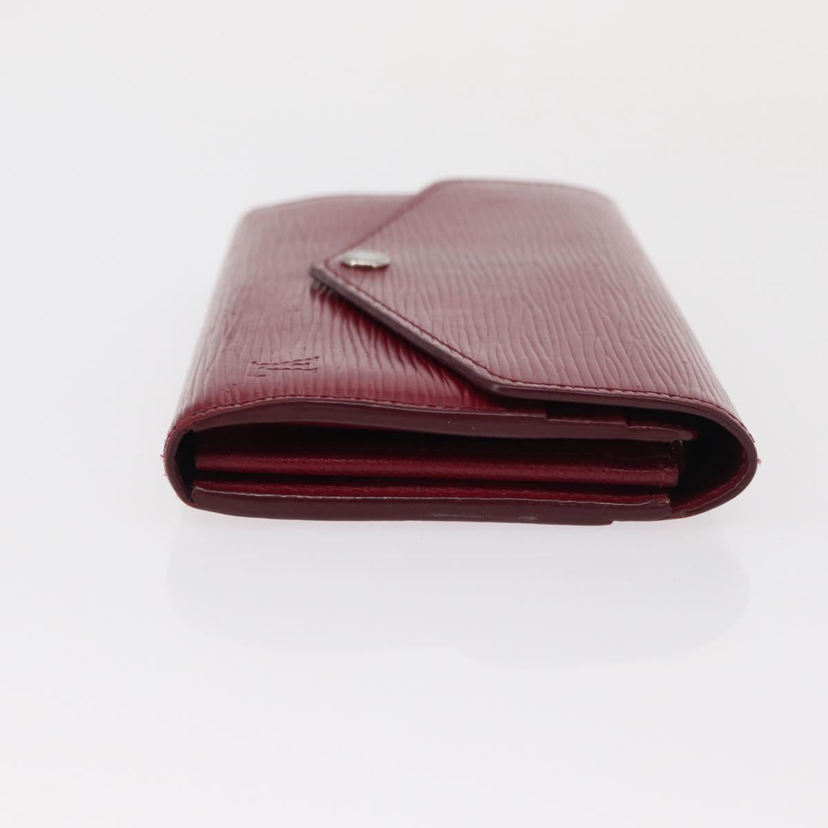 LOUIS VUITTON Epi Portefeuille Sarah Long Wallet Fuchsia M60317 LV Auth bs30738