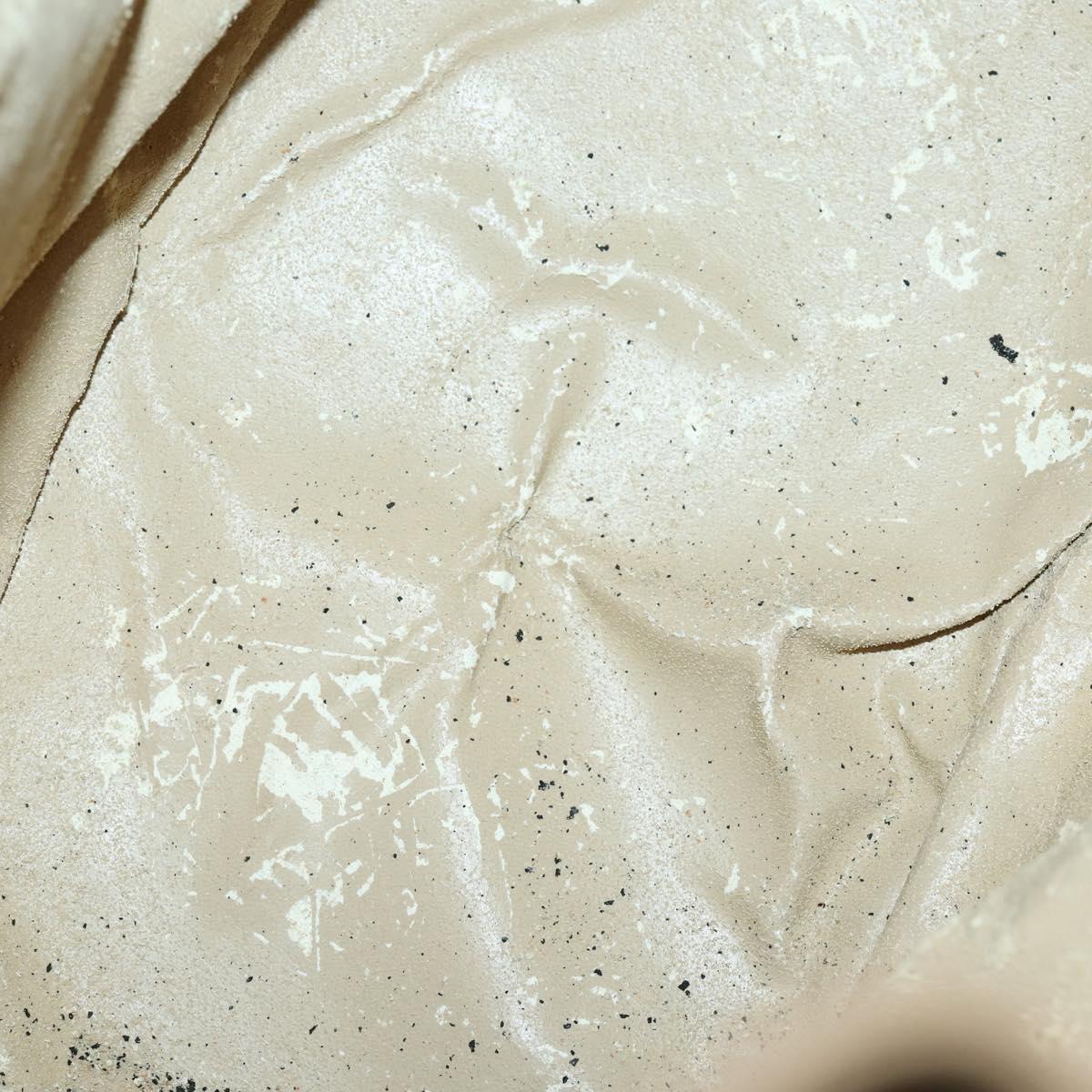 GUCCI Bamboo Backpack Leather Beige Gold 003 2855 0043 0 Auth bs30754