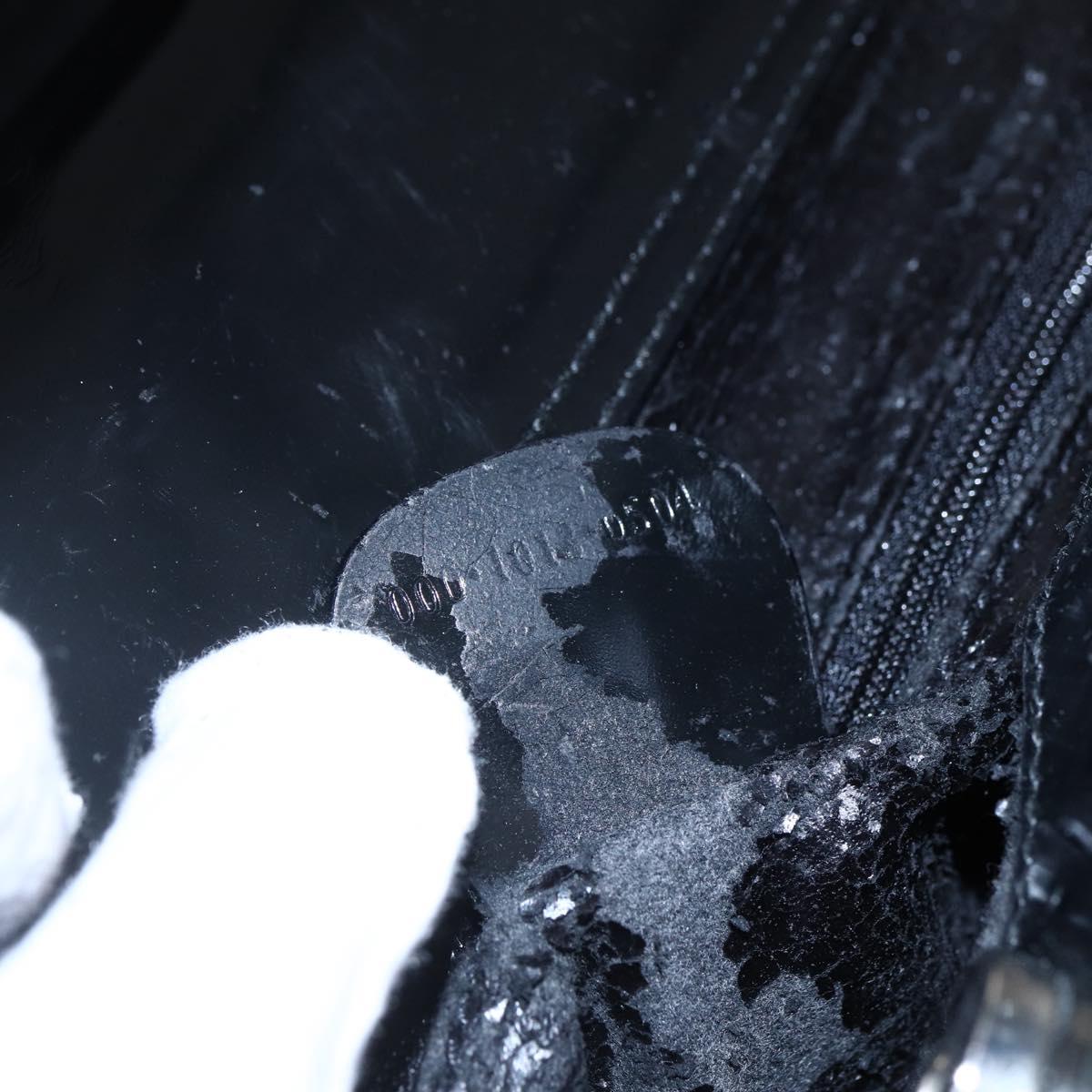 GUCCI Soho Hand Bag Patent leather Black 000 1013 0504 Auth bs30758