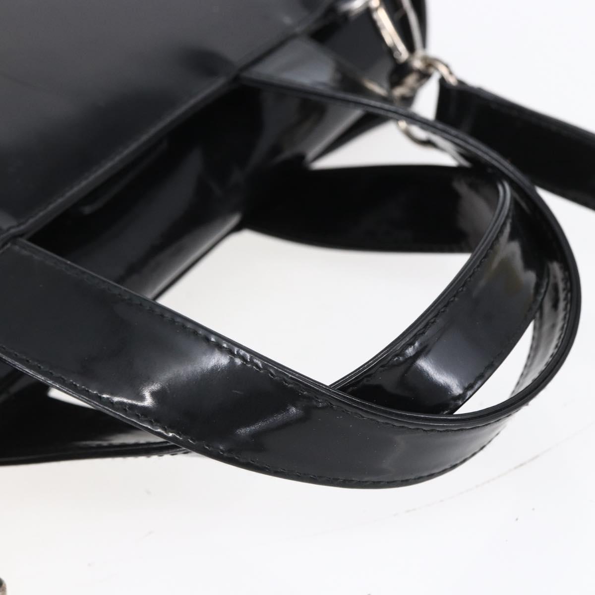 GUCCI Soho Hand Bag Patent leather Black 000 1013 0504 Auth bs30758