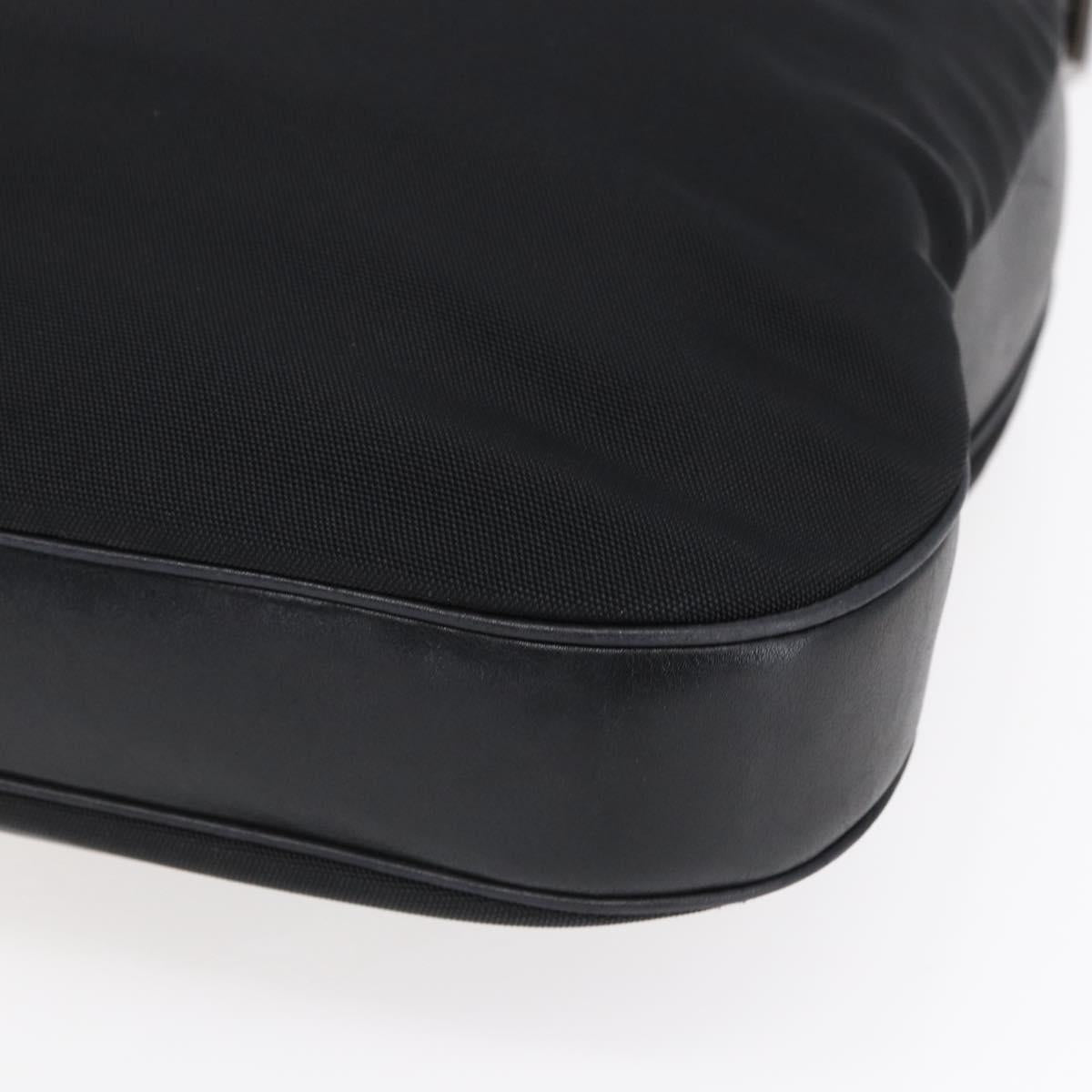 GUCCI Shoulder Bag Nylon Black Silver 001 3341 Auth bs30761