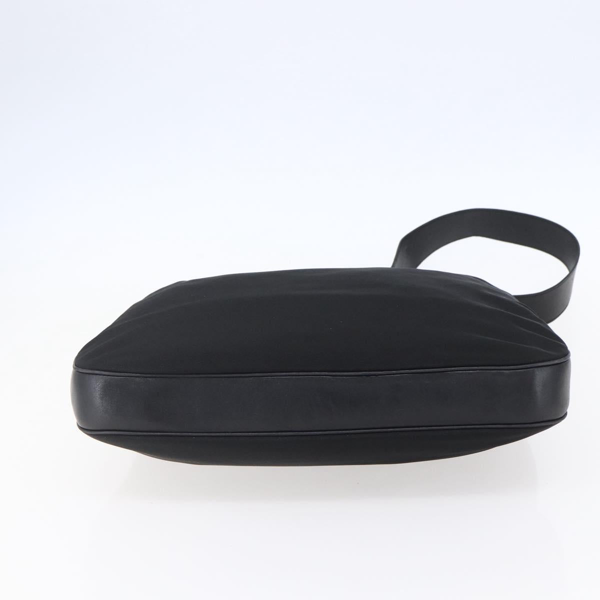 GUCCI Shoulder Bag Nylon Black Silver 001 3341 Auth bs30761