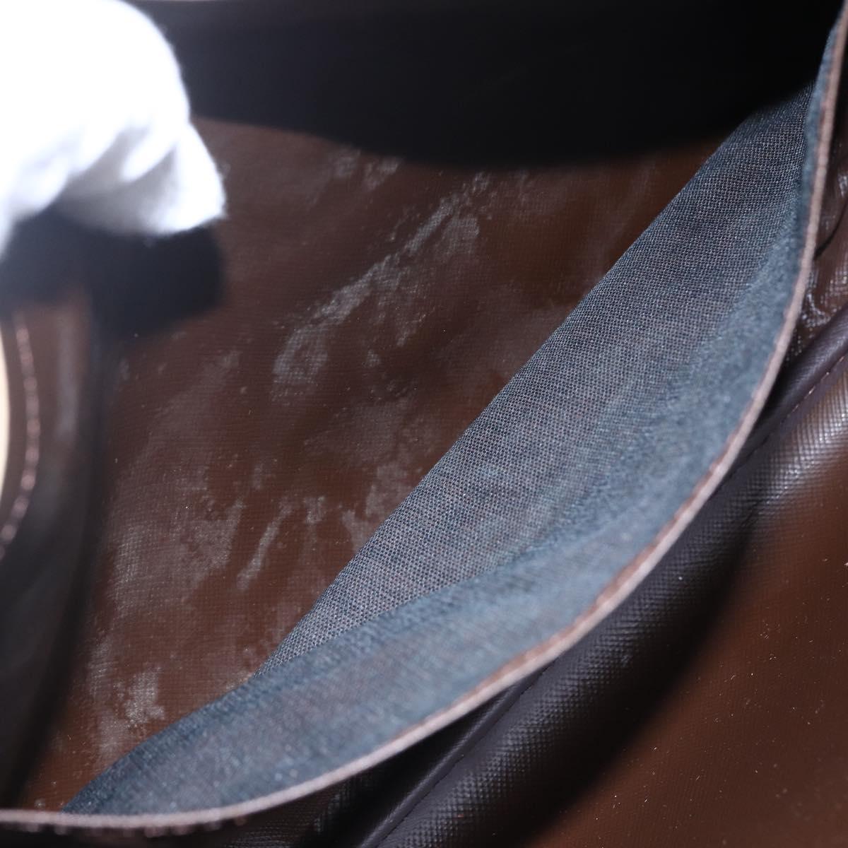 Burberrys Nova Check Clutch Bag Canvas Beige Gold Auth bs30766