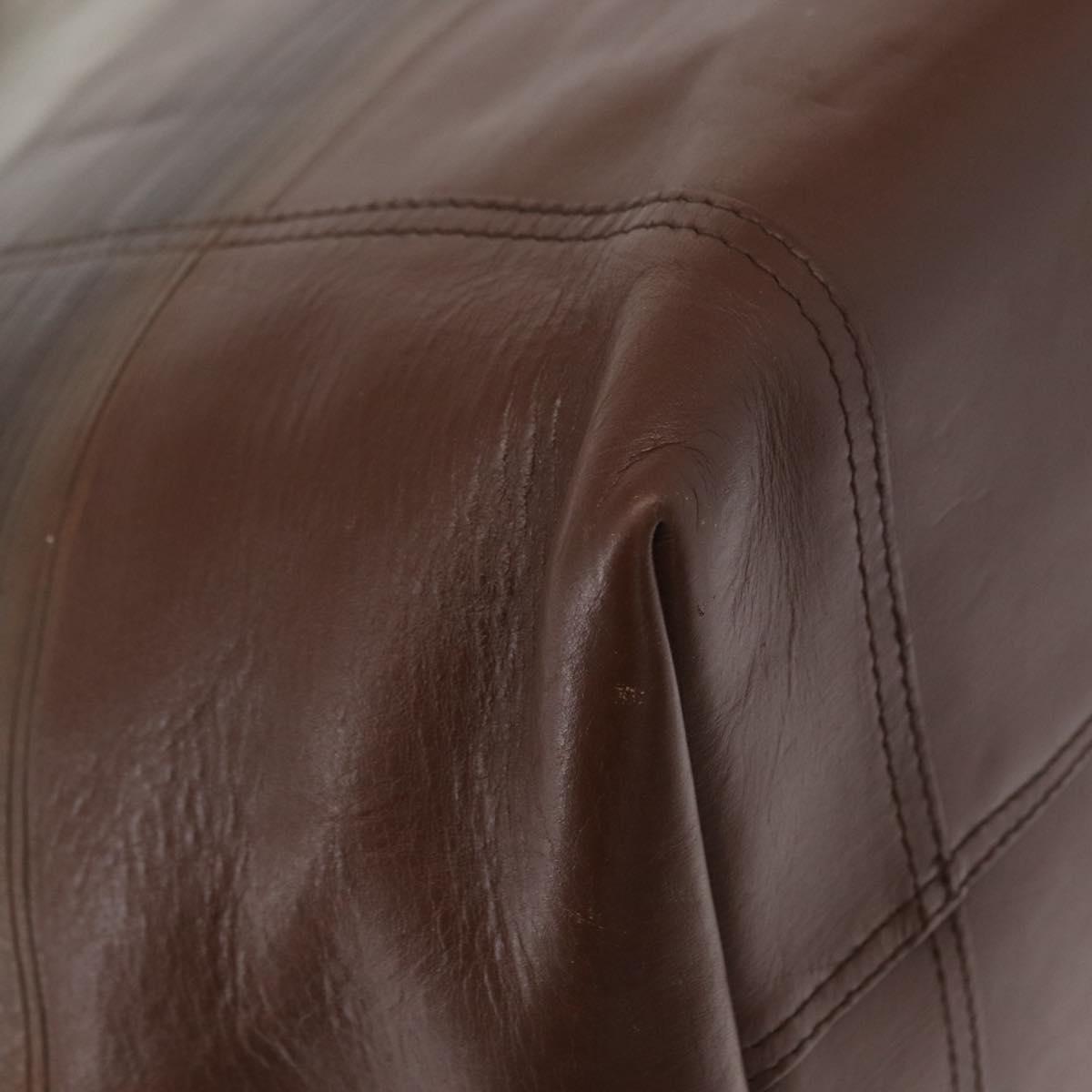 BOTTEGA VENETA INTRECCIATO Hand Bag Leather Khaki Auth bs30818