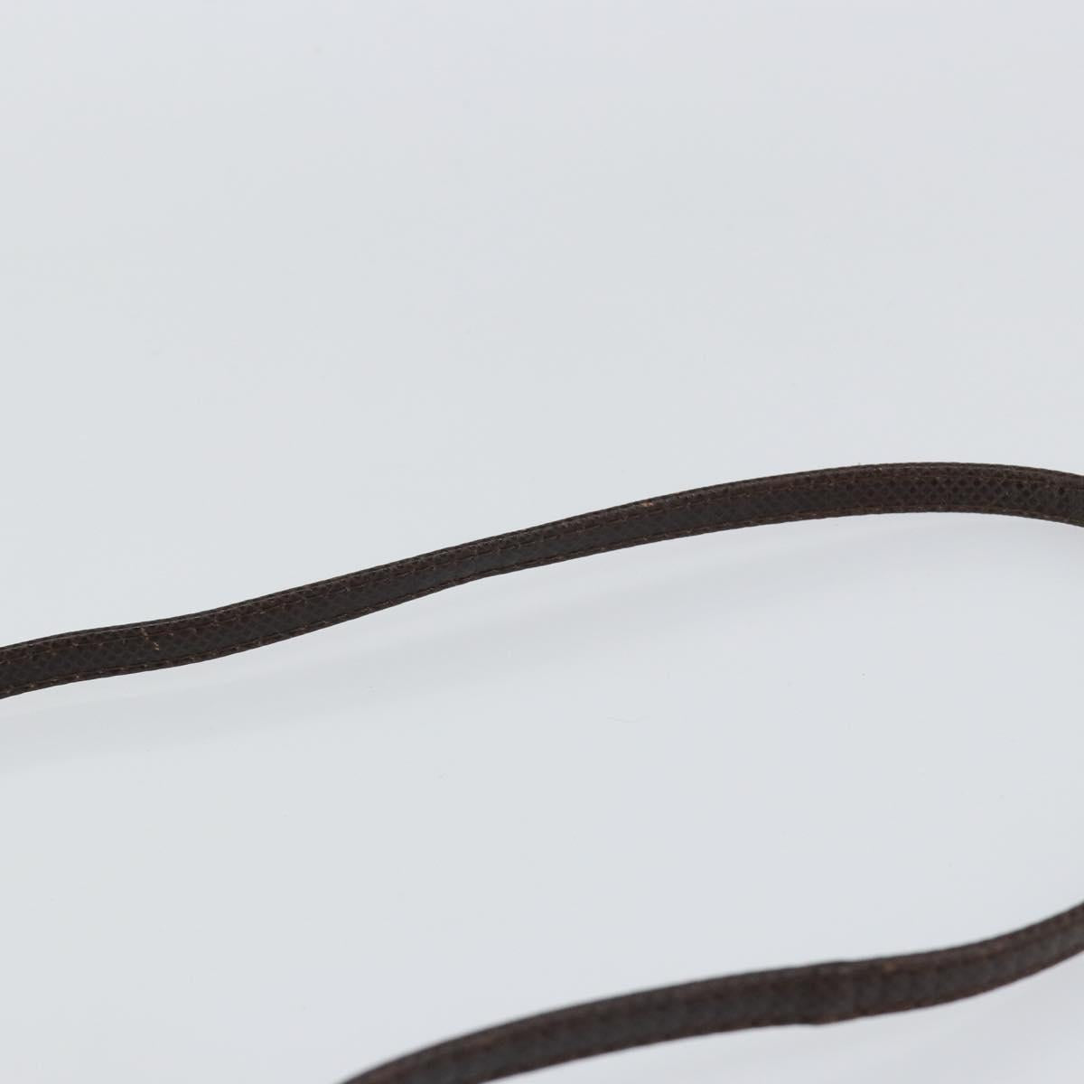 BOTTEGA VENETA Shoulder Bag Nylon Brown Auth bs30824