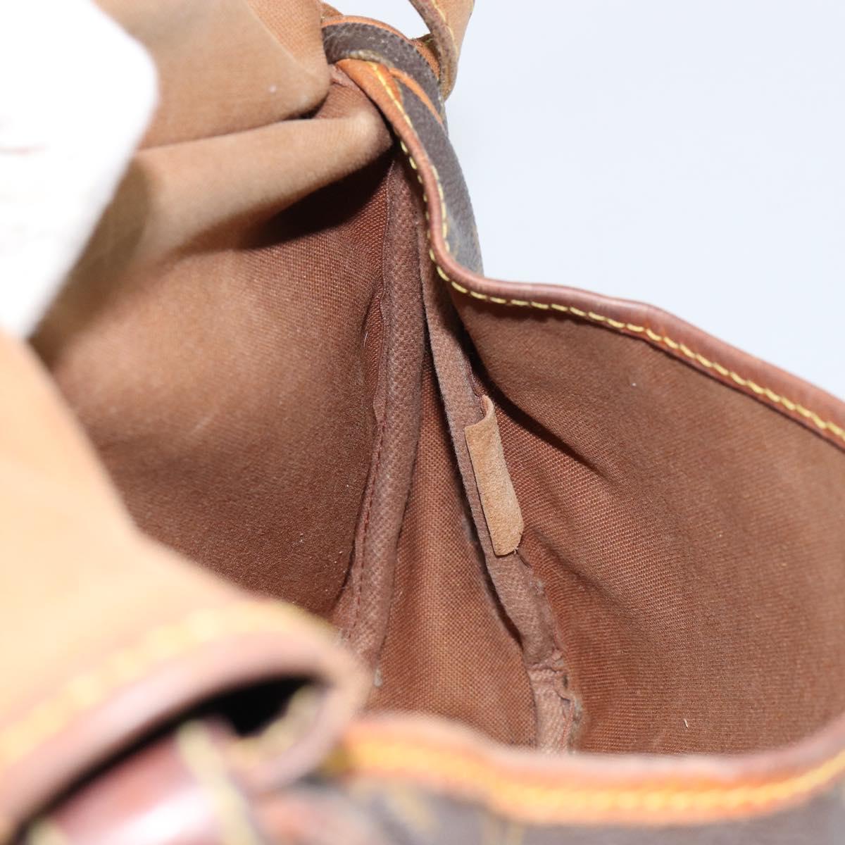 LOUIS VUITTON Monogram Saumur 30 Shoulder Bag M42256 LV Auth bs30834