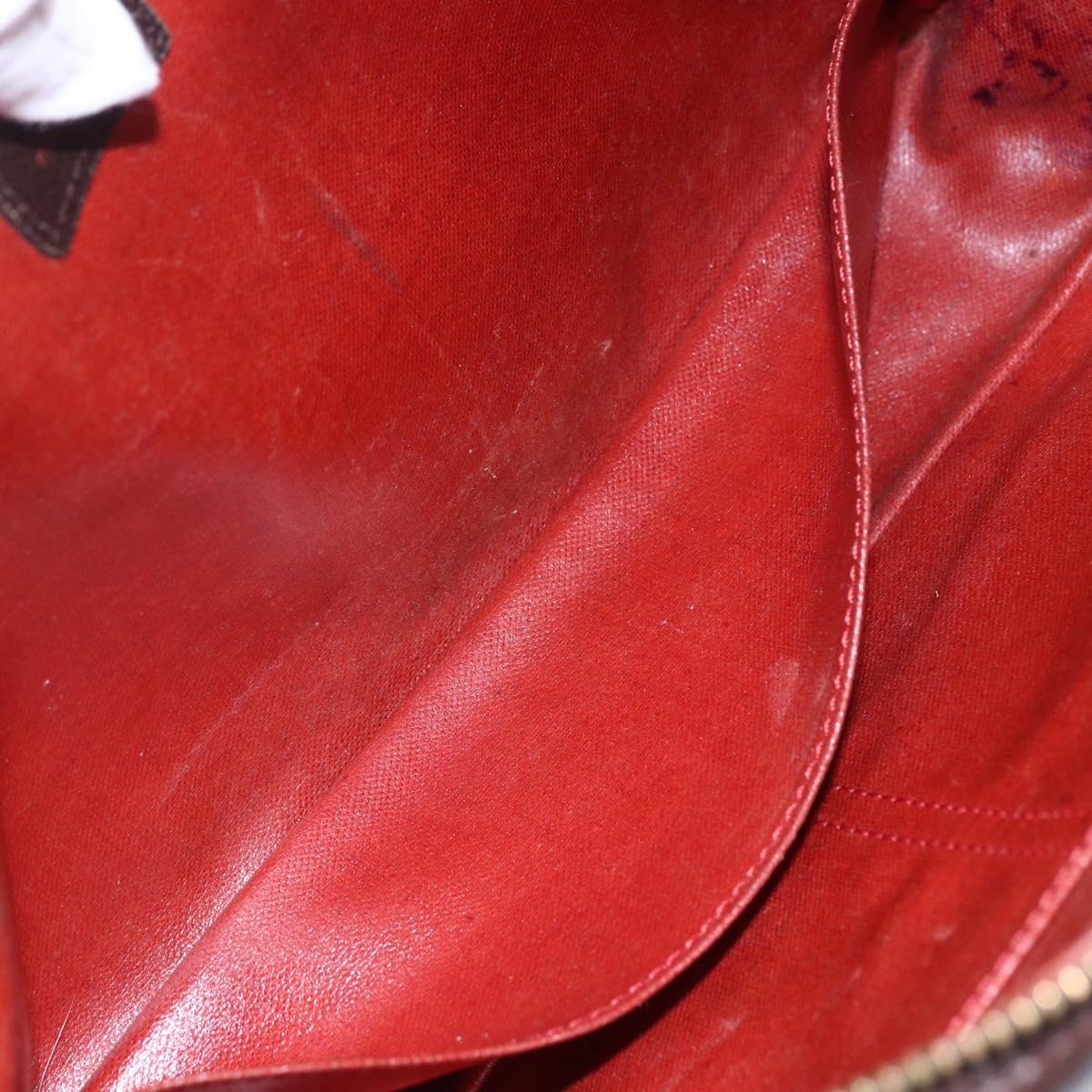 LOUIS VUITTON Damier Ebene Trousse Toilette25 Clutch Bag N47624 LV Auth bs30836