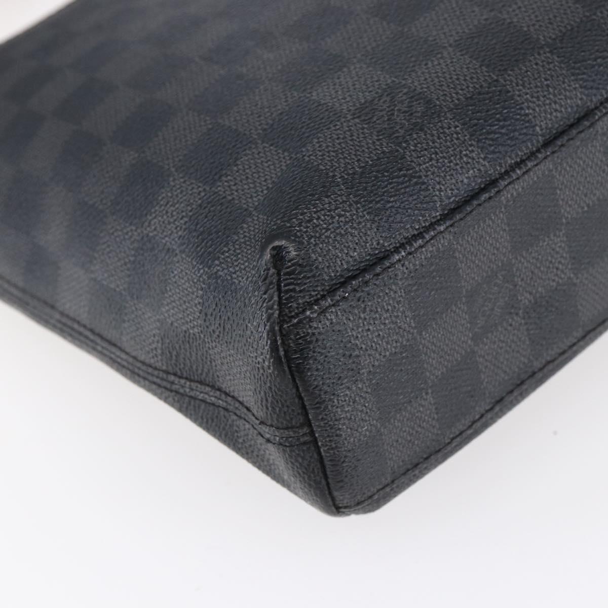 LOUIS VUITTON Damier Graphite Mick PM Shoulder Bag N40003 LV Auth bs30837